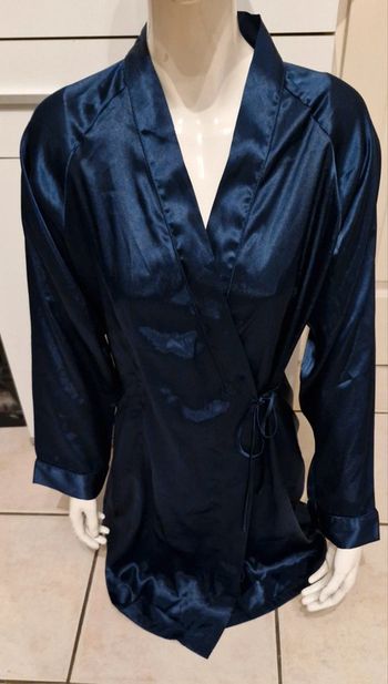 Déshabillé kimono femme satiné