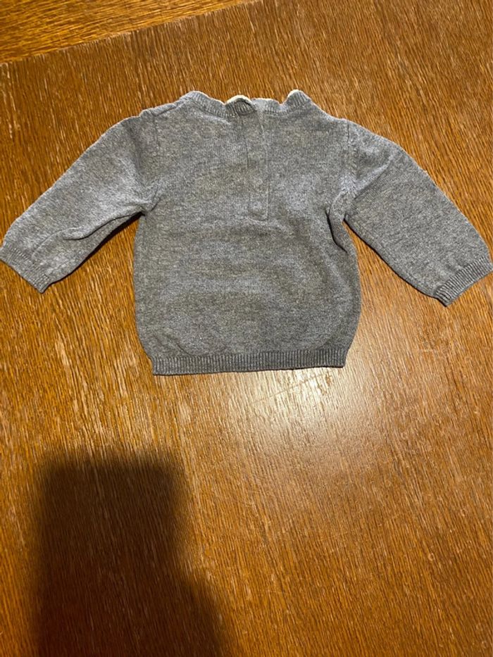 Pull gris - photo numéro 3