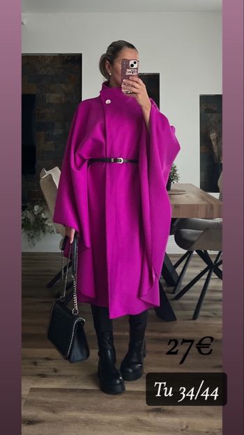 Veste cape vendu avec la ceinture