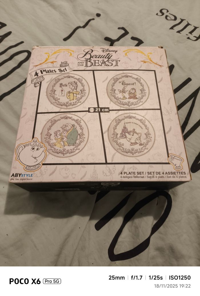 Assiettes la Belle et la Bête - photo numéro 2