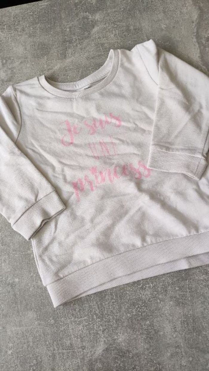 Pull sweat manches longues fille 24 mois 2 ans