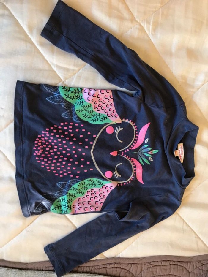 Tee-shirt manche longue chouette  hibou