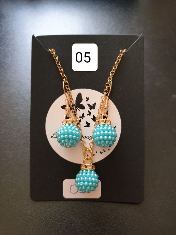 Parure fantaisie "Boule disco" 05
