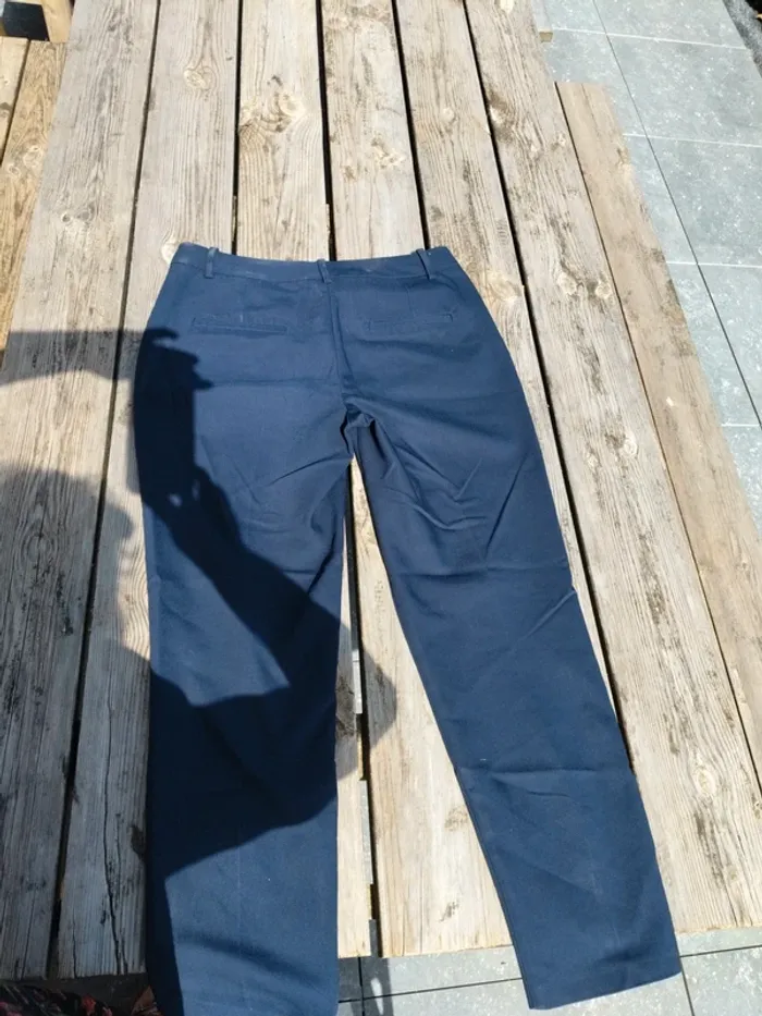 Pantalon bleu marine T40 Promod - photo numéro 6