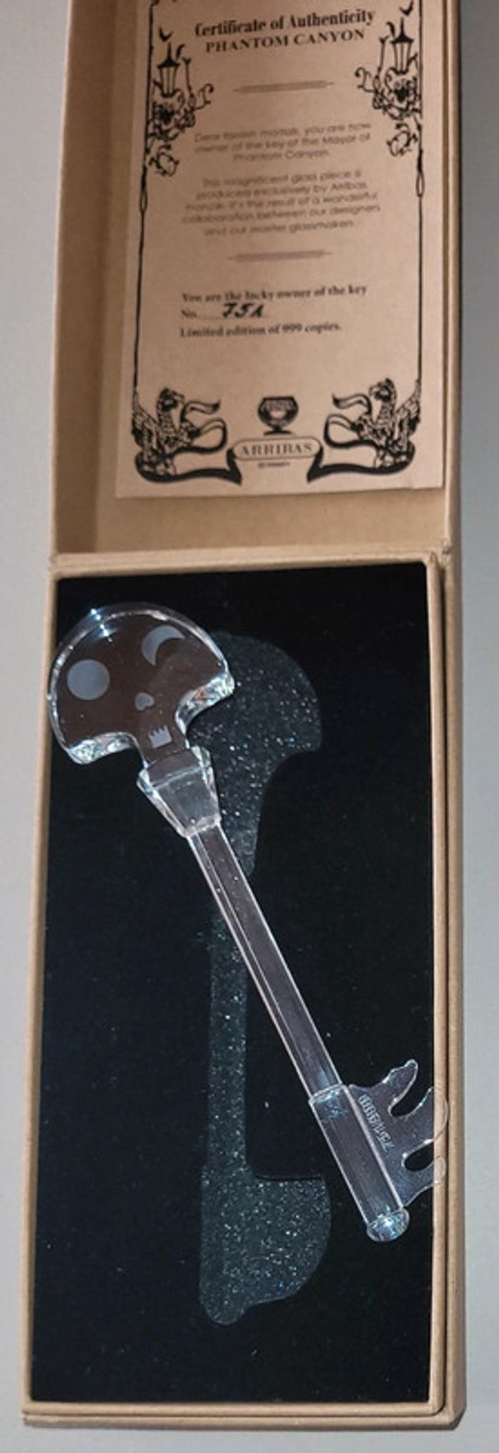Cle key llave phantom manor disney arribas - photo numéro 2