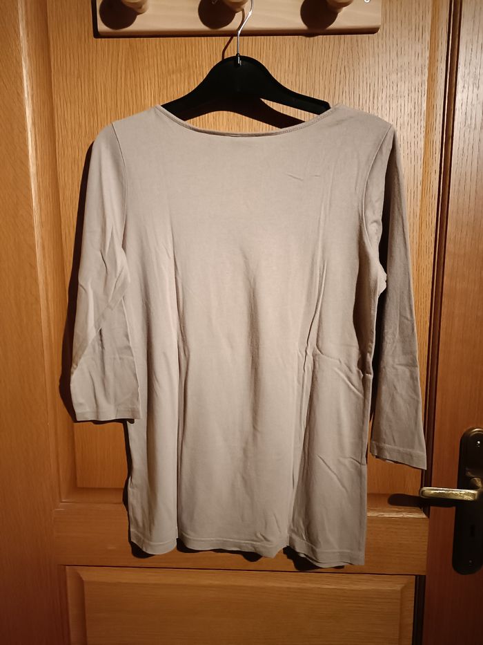 Pull marron taupe - photo numéro 3