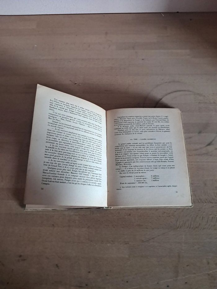 Livre Fancio Pilote de Course Par Olivier Merlin - photo numéro 4