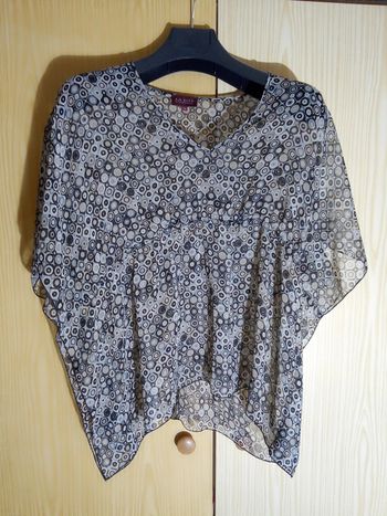 Tunique bleue et grise