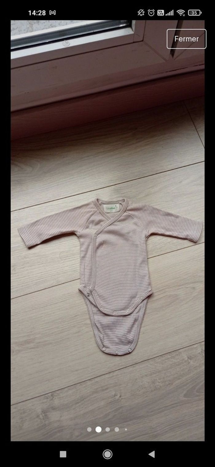 Lot de 7 bodies 0 mois