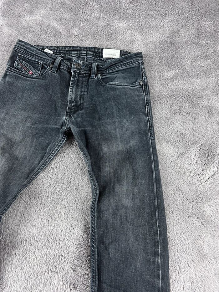 Jean slim Diesel effet délavé noir – Taille XS - photo numéro 13