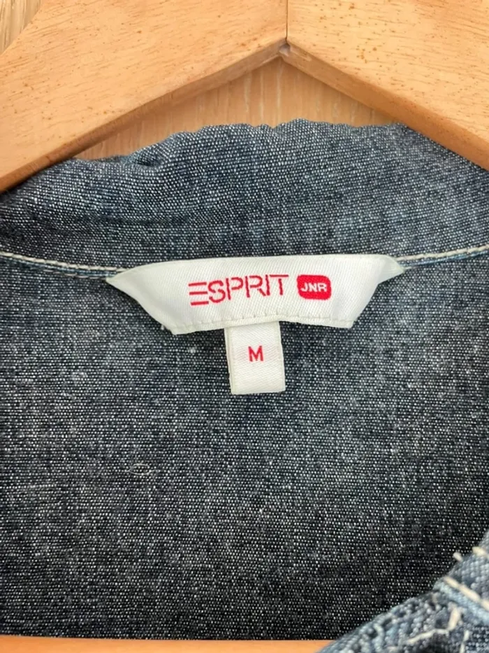Veste en jeans foncé taille M esprit jnr - photo numéro 3