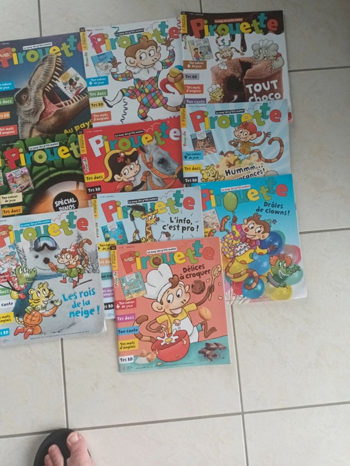 Lot de 10 magazines Pirouette pour enfants de 5 à 8 ans - photo numéro 4