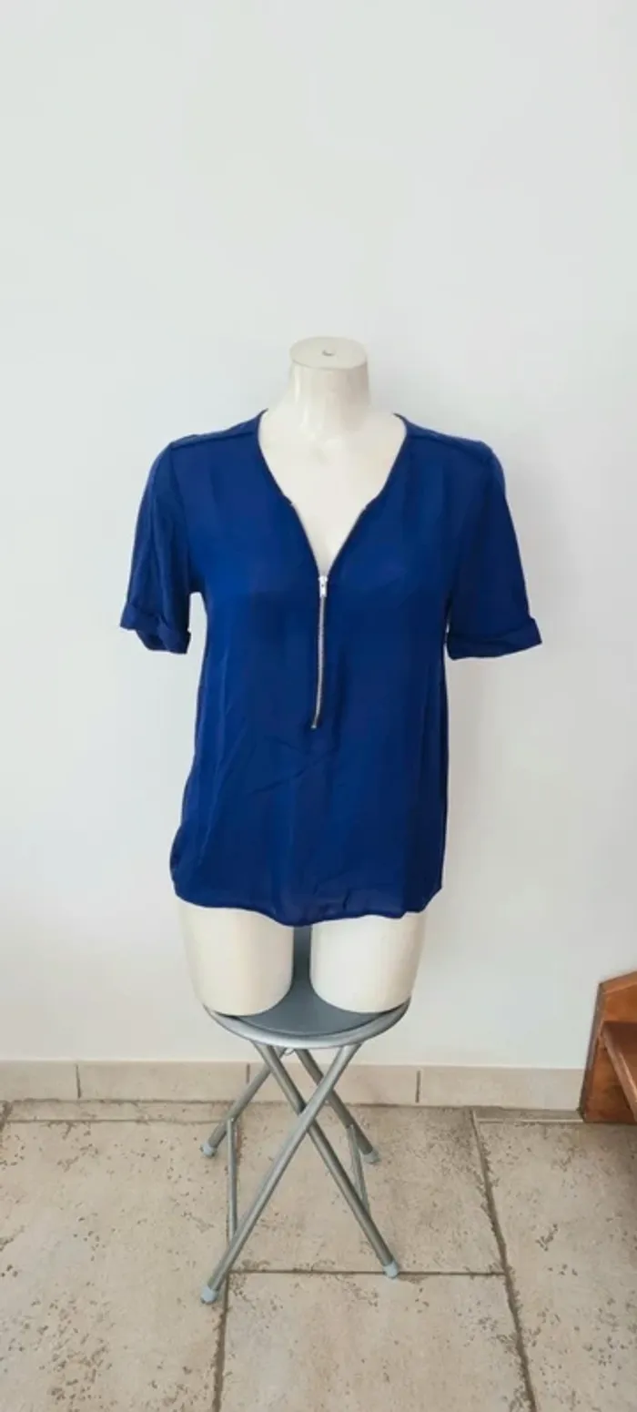 Tee-shirt bleu électrique 38 the kooples sport