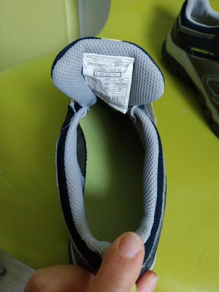 Chaussures de randonnée garçon quechua 37 - photo numéro 4