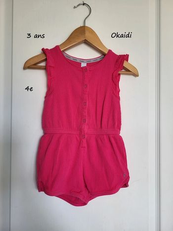 Barboteuse combishort okaidi