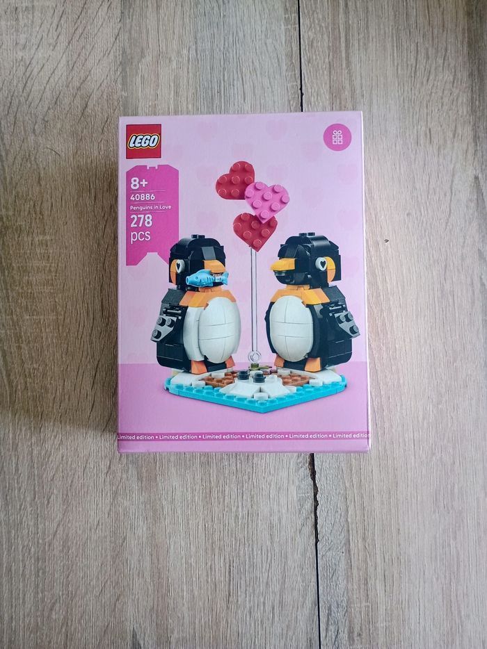 🐧 LEGO 40886 – Les Manchots amoureux – Neuf scellé 💕 - photo numéro 1