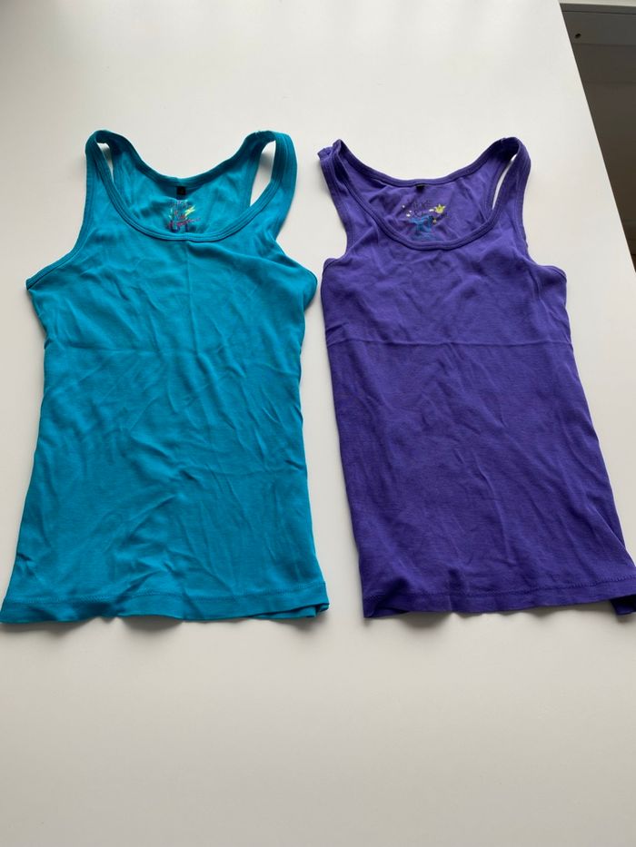 Lot de 3 T-shirting colorés taille 38 coton - photo numéro 3