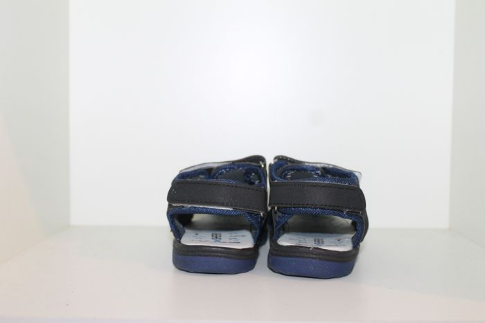 belle sandales nus pieds noire et bleue 25 - photo numéro 5