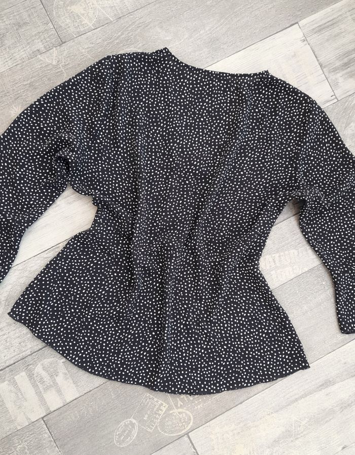 Chemisier fluide noir à pois blancs, Pimkie - photo numéro 8