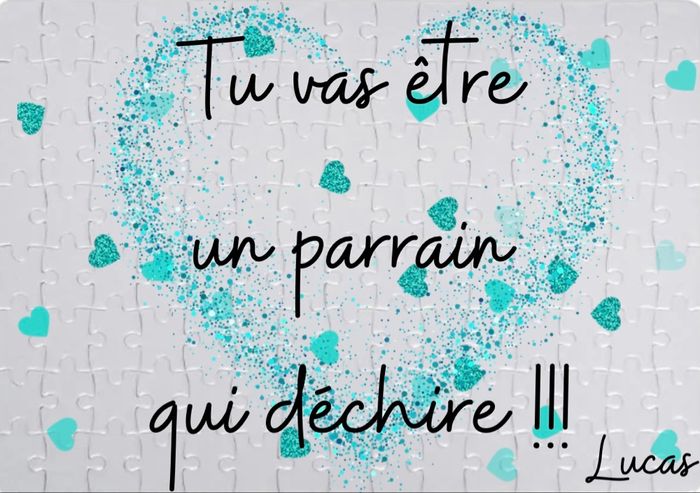 Puzzle personnalisé pour parrain/marraine - photo numéro 6