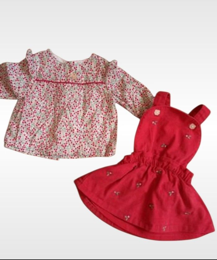 Robe et chemise sergent major 6 mois