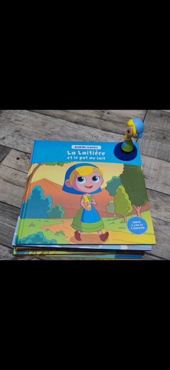 Hachette 38  Audioconte livre et figurine audio conte