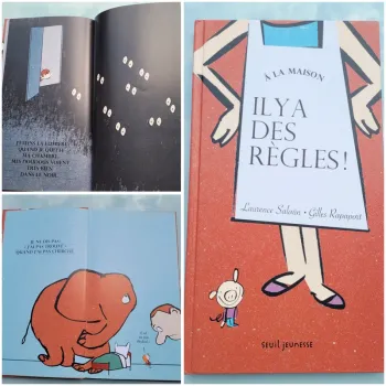 À la maison il y a des règles, éditions seuil jeunesse