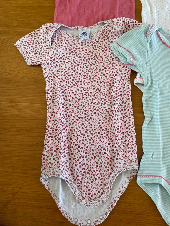 6 body manches courtes 18 mois petit bateau fille - photo numéro 2