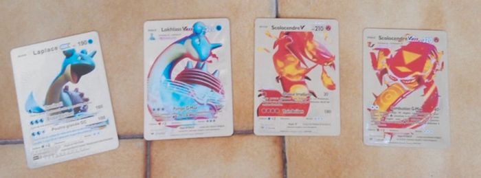 Lot carte Pokémon argenté