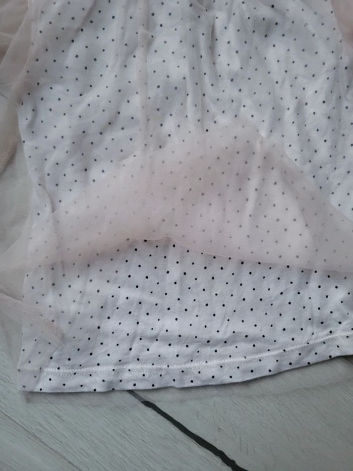 Tee shirt blouse zara 3ans neuve à pois - photo numéro 5