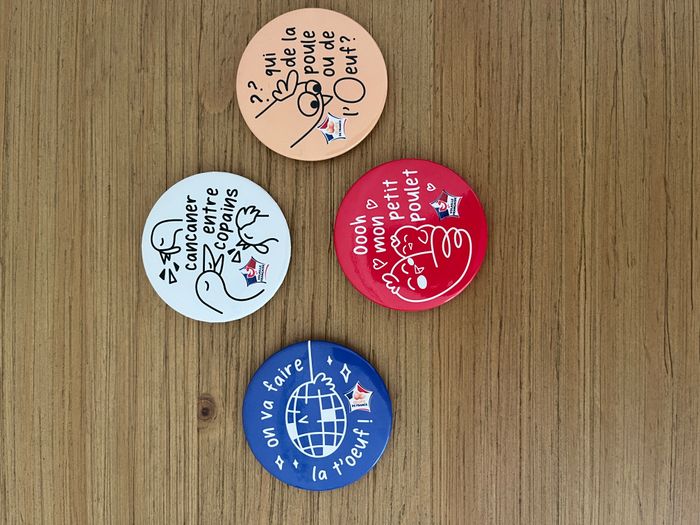 4 aimants pour frigo - Neuf