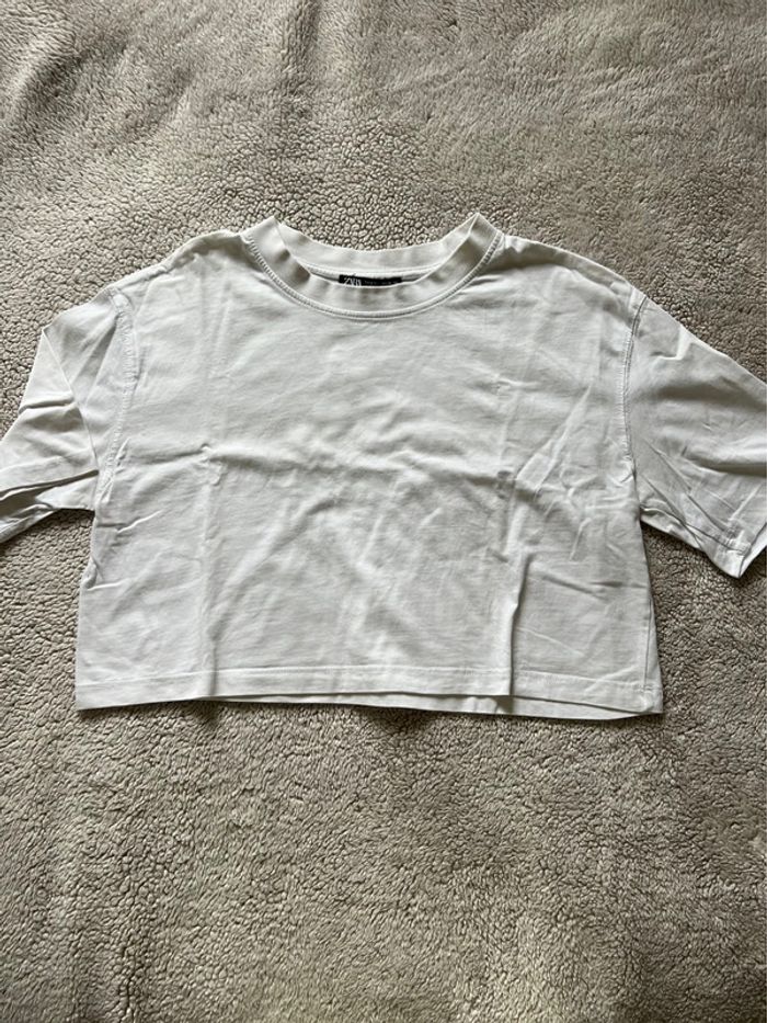 Top blanc Zara
