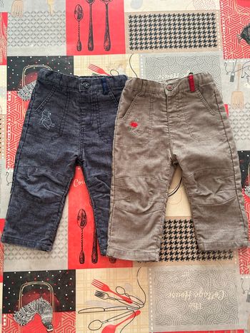 Lot pantalons garçon 18 mois