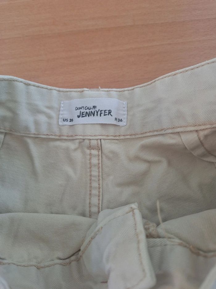 Jean pantalon beige cargo Jennyfer S 36 - photo numéro 7