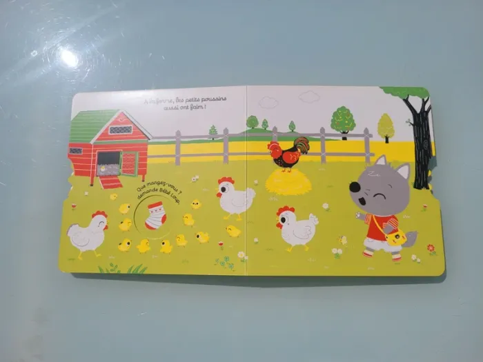 Livre animé Bébé Loup 🐥 Qui mange quoi ? 🫏 - photo numéro 5