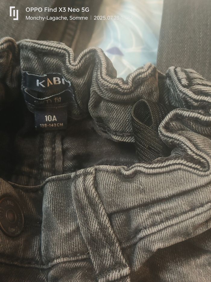 Jean slim fit Kiabi 10ans-138-143cm Réduction jusqu'à -70% - photo numéro 2