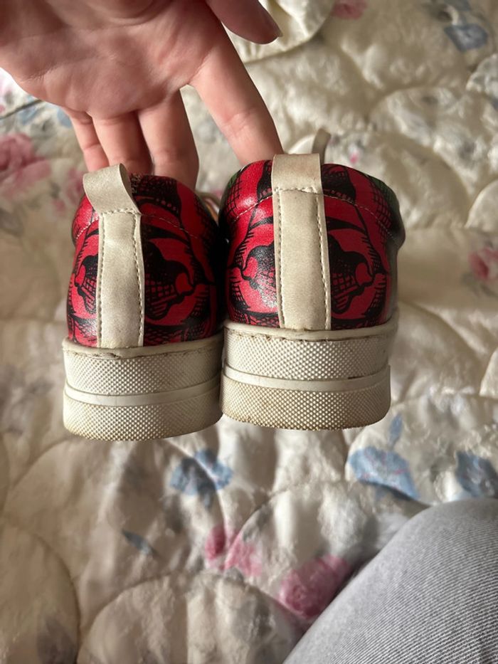 Chaussures à fleurs puma 37 - photo numéro 3