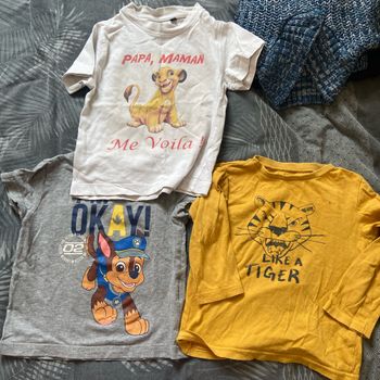 Lots 3 t-shirt garçon