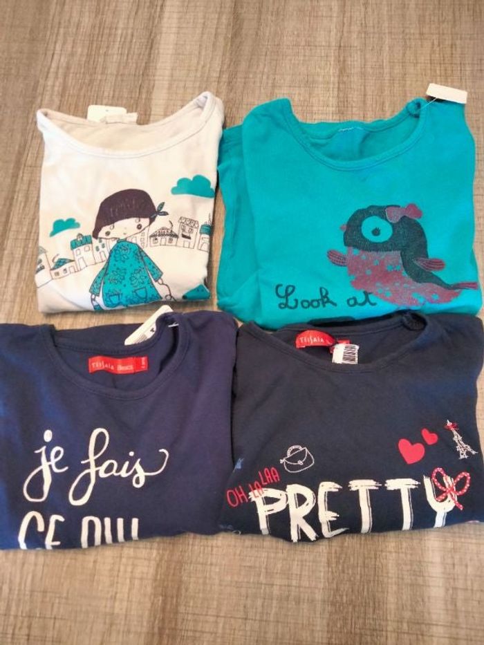 Lot t-shirt manches longues