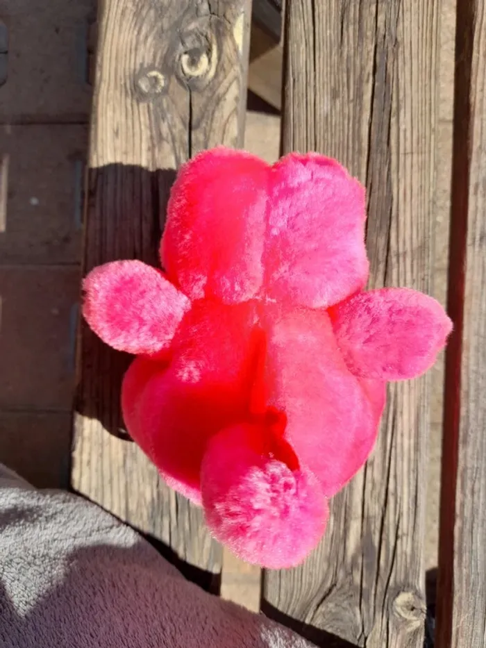 Peluche / ourson rose - photo numéro 2