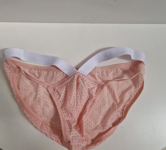 Slip Sexy Taille Basse Respirant Rose - photo numéro 8