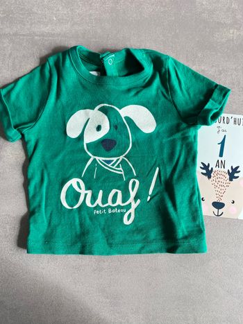 T-shirt petit bateau 12 mois