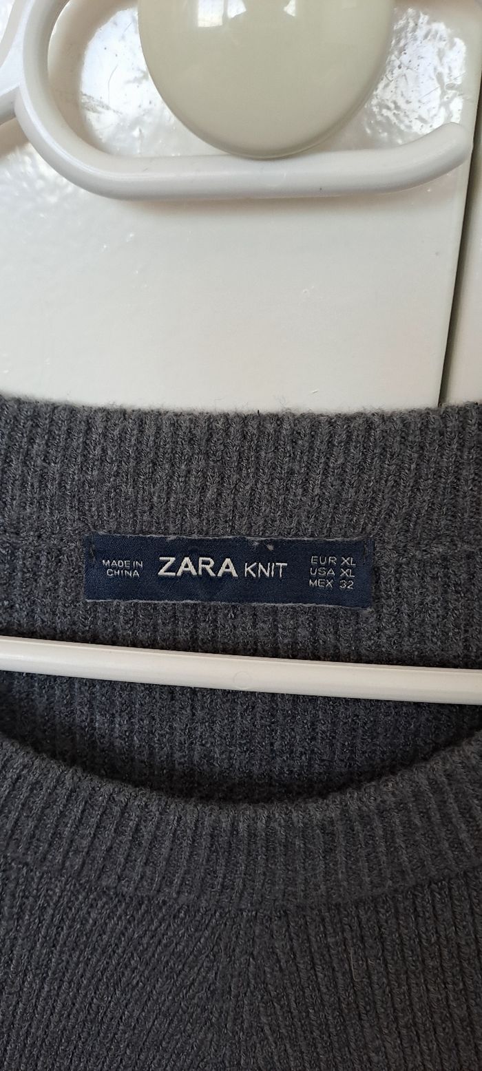 🩶 Pull gris  ZARA - photo numéro 2
