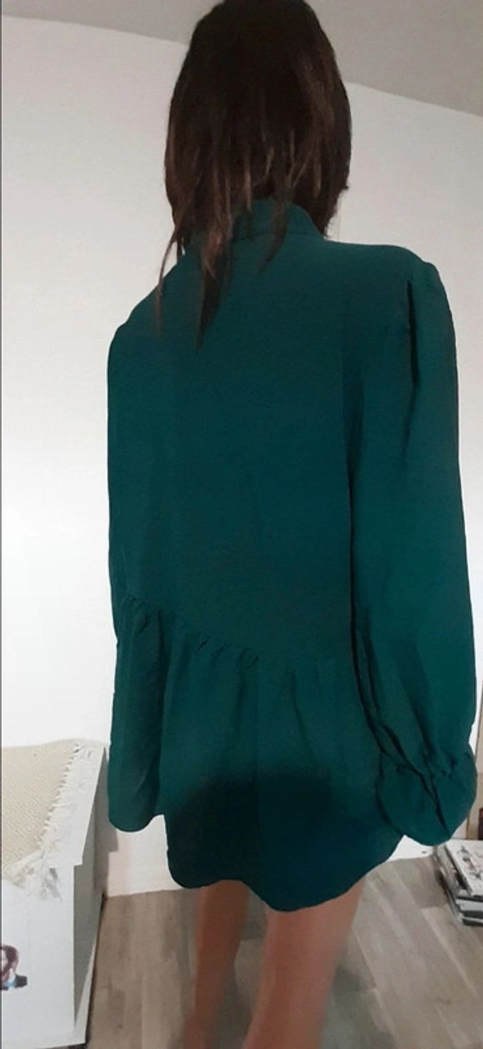 Blouse vert émeraude XL - photo numéro 5