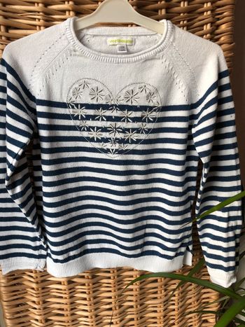Pull rayé