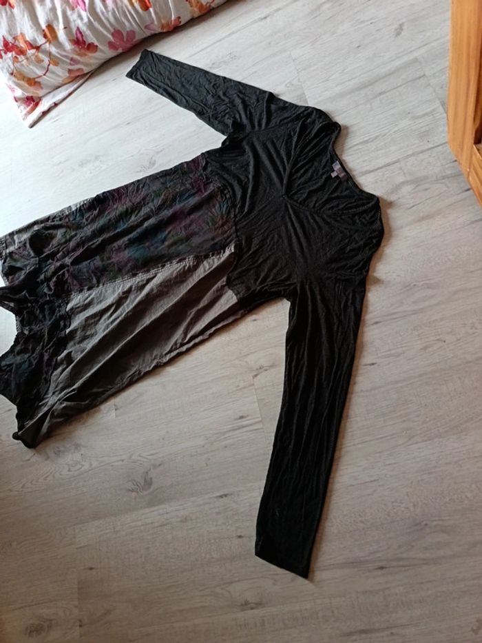 Robe tunique femme 44 46 XXL  mia soana manches longues - photo numéro 3
