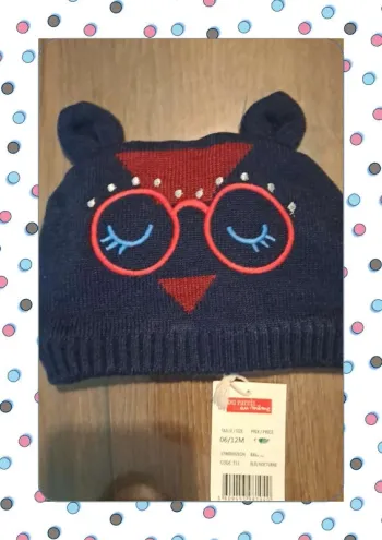 Bonnet fille 6/12 mois