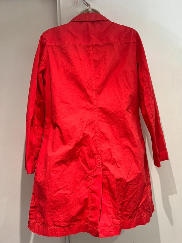 Nice things trench coat sans capuche Rouge taille S - photo numéro 16