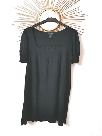 Top fluide noir taille S