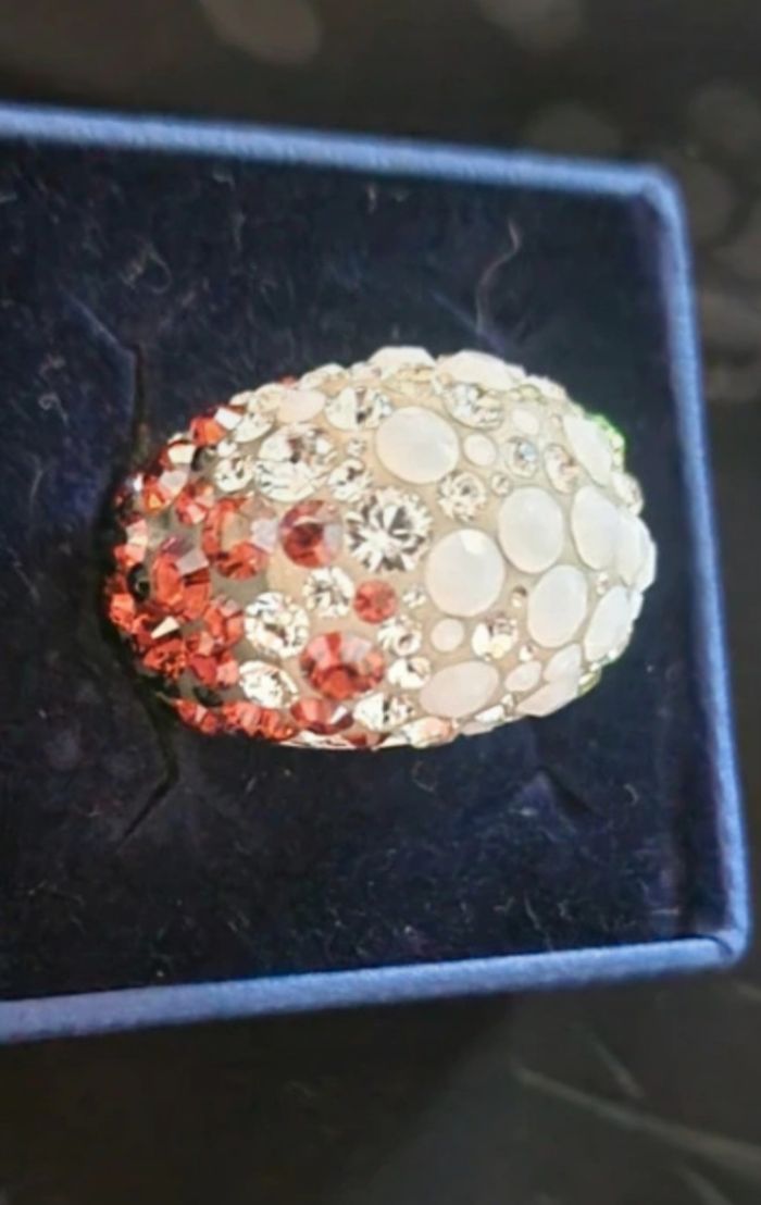 Superbe Bague cocktail Swarovski Authentique